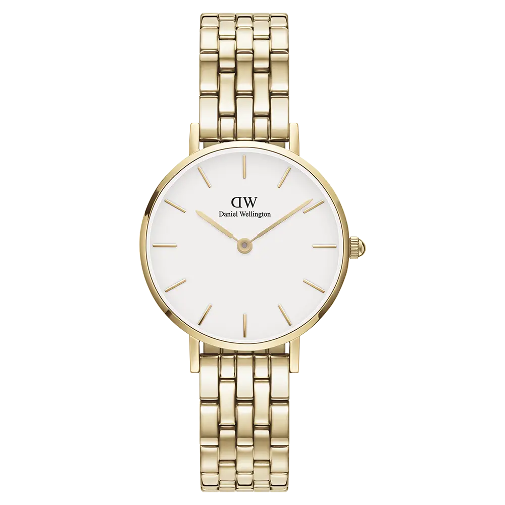 Daniel Wellington Ladies Petite 5-Link Evergold
