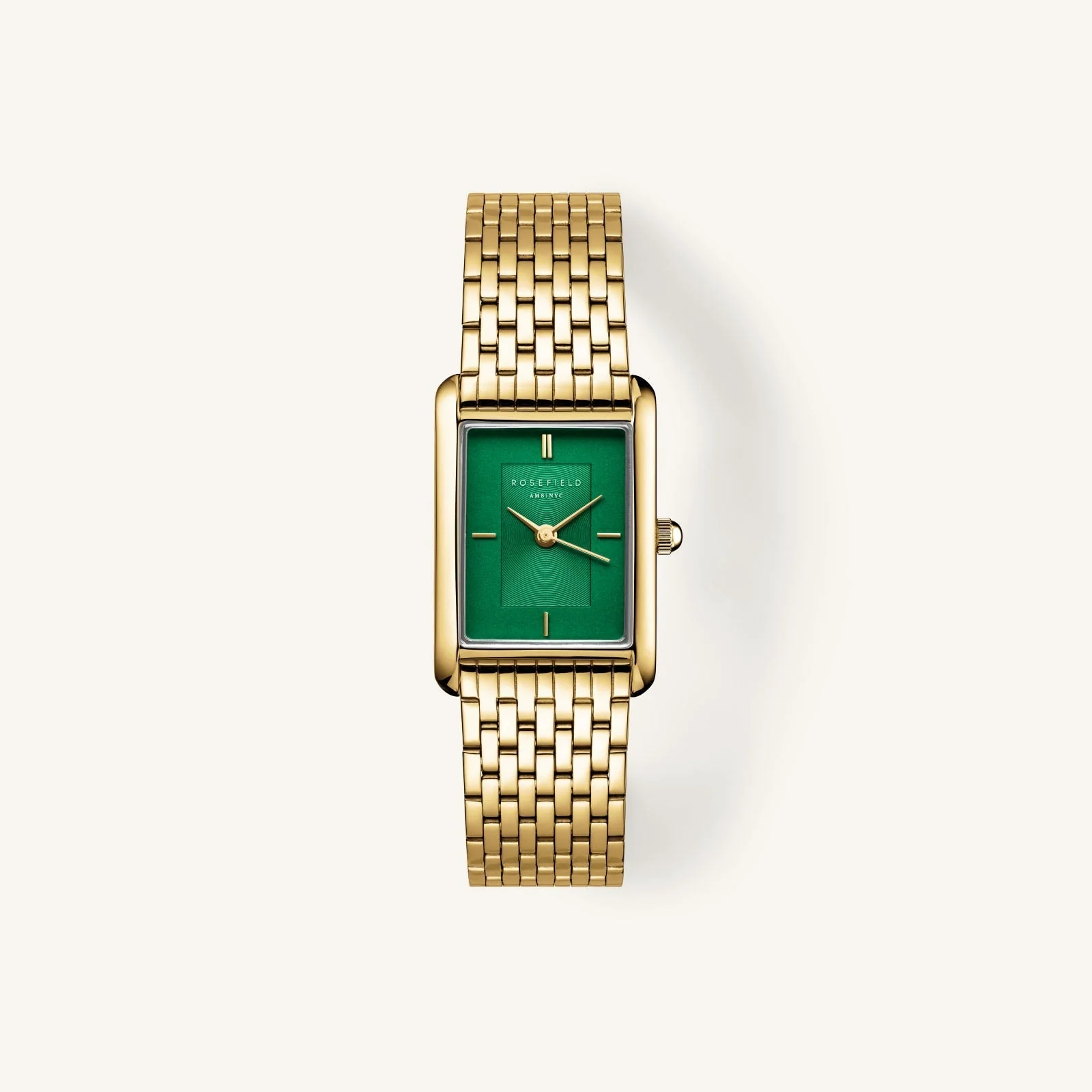 Rosefield Gold The Heirloom Green Dial Watch