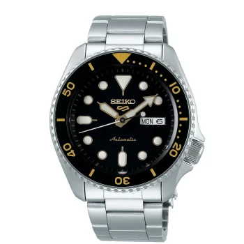 Seiko 5 Gents Automatic Black Dial Watch