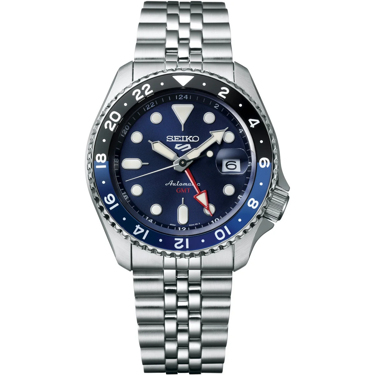 Seiko 5 Sports Gents Black Grape GMT SKX Watch Re-interpritated Watch