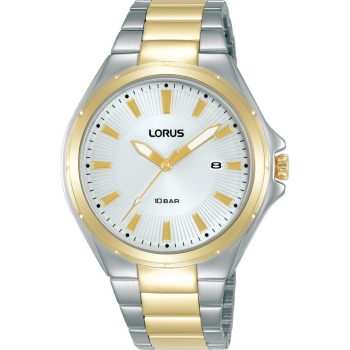 Lorus Gents Two-Tone White Dial Watch