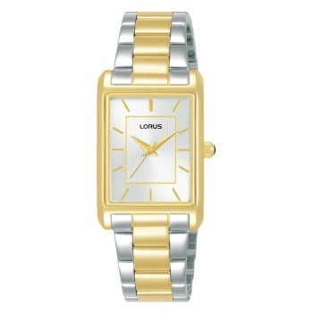Lorus Ladies Rectangular Two-Tone Watch