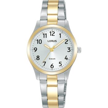 Lorus Ladies White Dial Two-Tone Watch