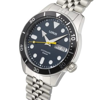 Lorus Gents Automatic Stainless Steel Blue Dial Watch