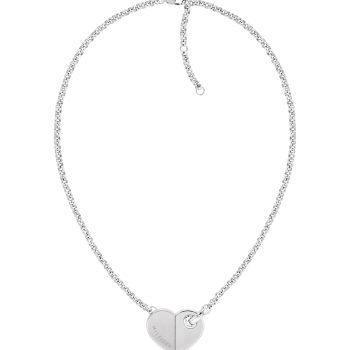 Tommy Hilfiger Ladies Silver Heart Necklace