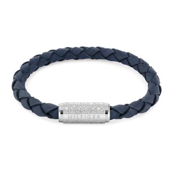 Tommy Hilfiger Gents Navy Braided Bracelet