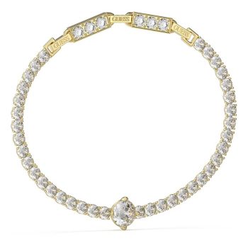 Guess Gold Crystal Tennis Bracelet