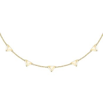 Gold Plated Triangular Necklet