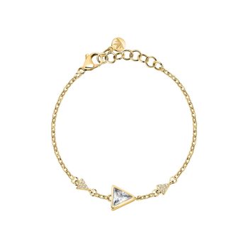 Gold Plated Triangular Charm Bracelet