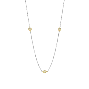 Ti Sento Milano Two-Tone Cubic Zirconia Pendant