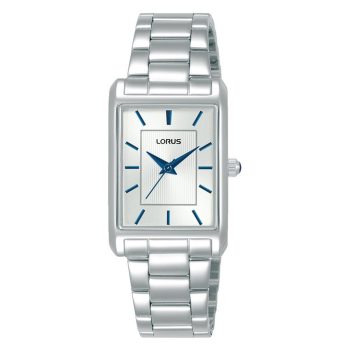 Lorus Ladies Rectangular Silver Bracelet Watch