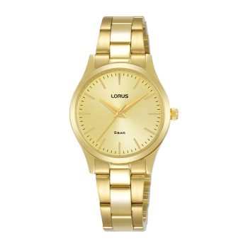 Lorus Ladies Champagne Dial Gold Bracelet Strap Watch