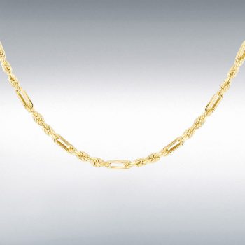 9ct Yellow Gold Figarope Necklet