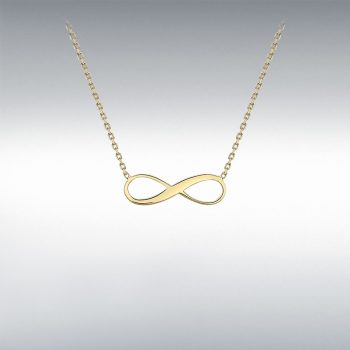 9ct Yellow Gold Infinity Pendant