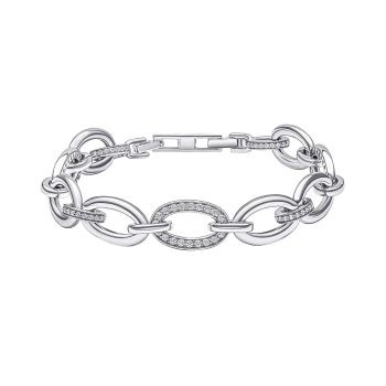 Diamonfire Oval Link Cubic Zirconia Bracelet