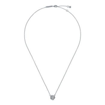 Ted Baker Silver Crystal Rose Pendant