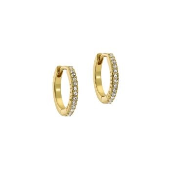 Ted Baker Gold Crystal Hoop Earrings