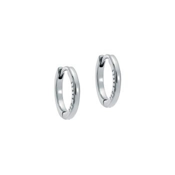Ted Baker Silver Huggie Hoop Earrings