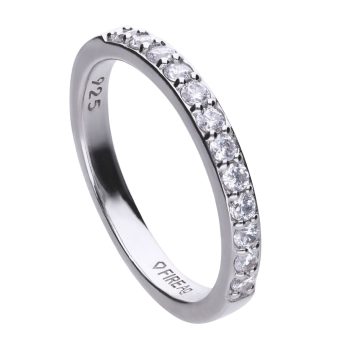 Diamonfire Cubic Zirocnia Eternity Style Band