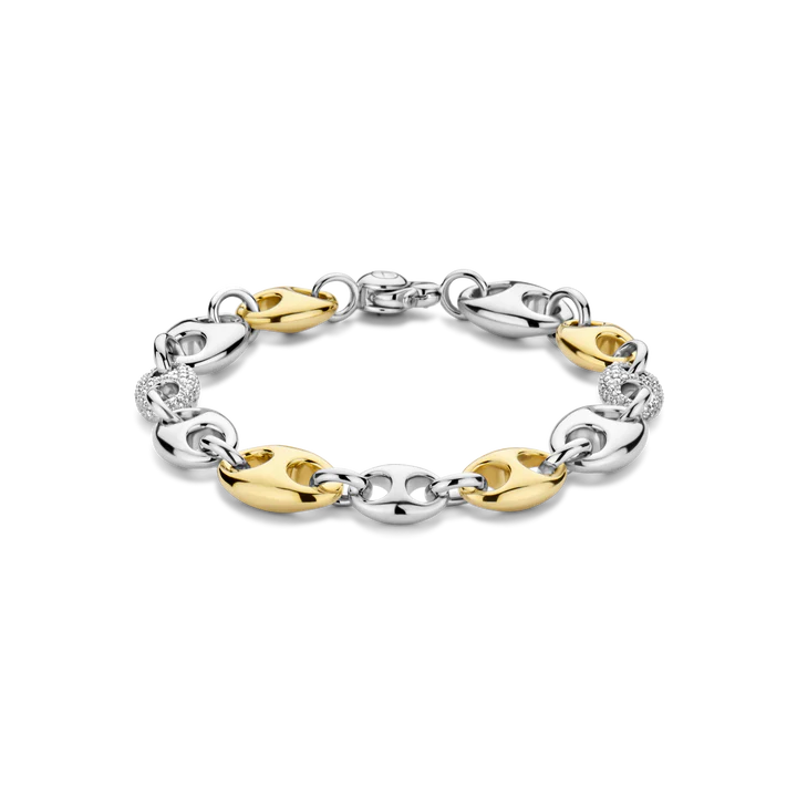 Ti Sento Milano Two-Tone Coffee Bean Bracelet