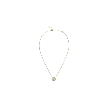 Guess Gold Crystal Flower Pendant