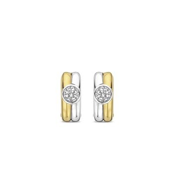 Ti Sento Milano Two-Tone Hoop Earrings