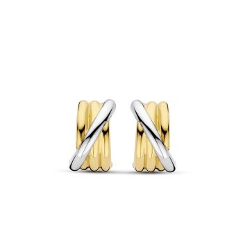 Ti Sento Milano Two-Tone Hoop Earrings