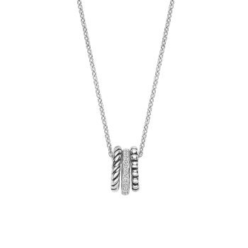 Ti Sento Milano Silver Rings Pendant