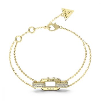 Guess Gold Double Chain Link Bracelet