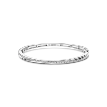 Ti Sento Milano Silver Intertwined Bangle