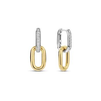 Ti Sento Milano Two-Tone Link Earrings