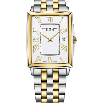 Raymond Weil Gents Toccata Two-Tone Rectangular Watch