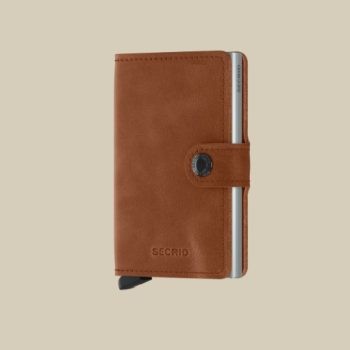 Secrid Miniwallet Cognac Silver