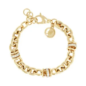 Bronzallure Gold Chunky Rolo Bracelet