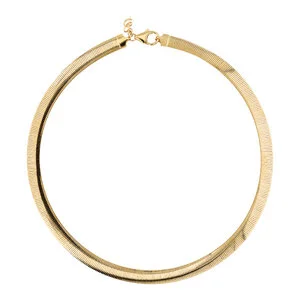 Bronzallure Gold Snake Chain Choker Necklace