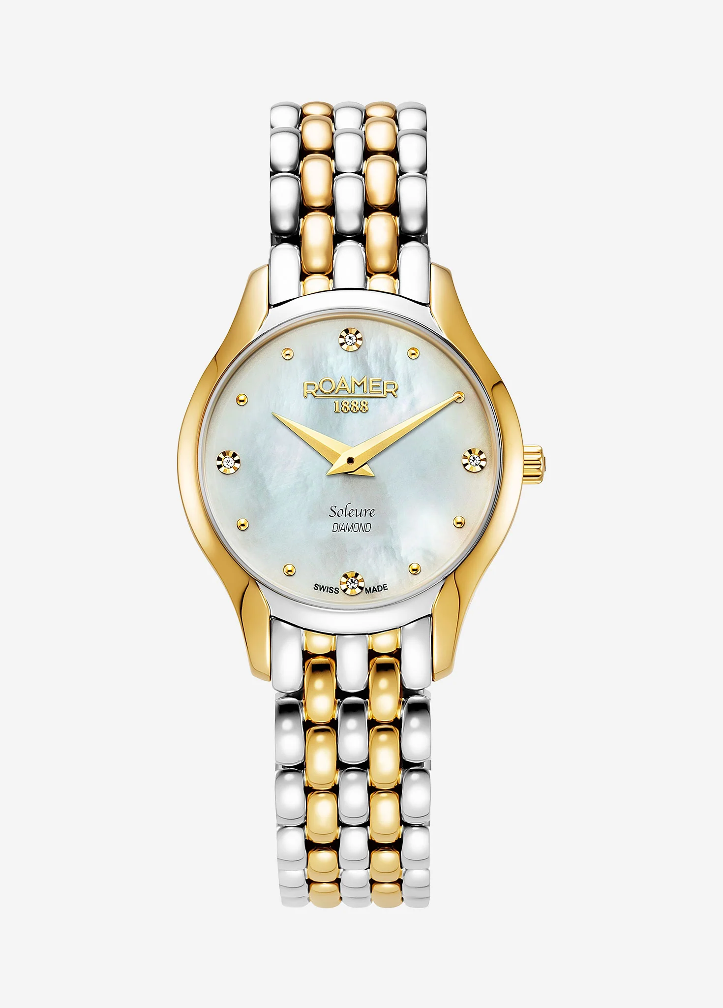 Roamer Ladies Two-Tone Diamond Soleure Watch