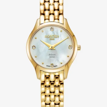 Roamer Ladies Gold Diamond Soleure Watch