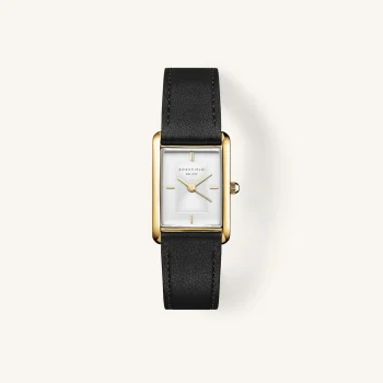 Rosefield Heirloom Black Leather Strap