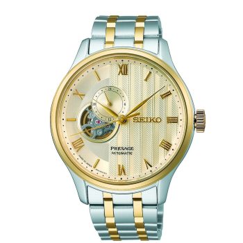 Seiko Presage Gents Japanese Zen Garden Two-Tone Watch