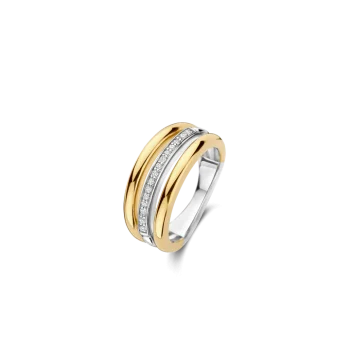 Ti Sento Milano Two-Tone Chunky Ring