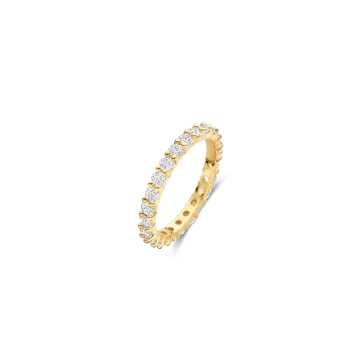 Ti Sento Milano Gold Cubic Zirconia Ring