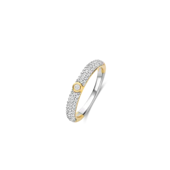 Ti Sento Milano Two-Tone Pave Band