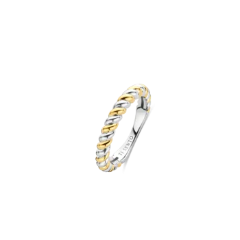 Ti Sento Milano Two-Tone Twist Ring