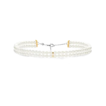 Ti Sento Milano Double Row Pearl Necklace
