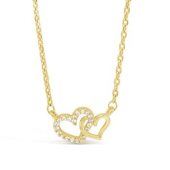 Absolute Gold Double Heart Pendant