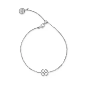 24Kae Silver Clover Bracelet