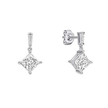 Diamonfire Princess Cut Drop Earrings