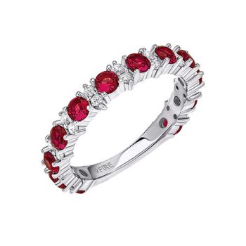 Diamonfire Ruby and Cubic Zirconia ET Style Band