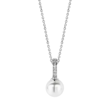 Ti Sento Milano Silver Pearl Pendant
