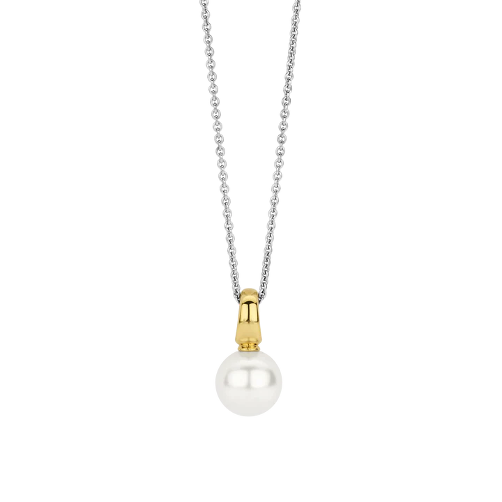 Ti Sento Milano Two-Tone Pearl Pendant